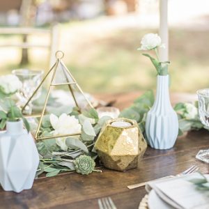 Rustic or boho style wedding style arrangement